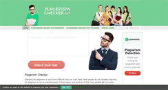 Desktop Screenshot of plagerismchecker.net